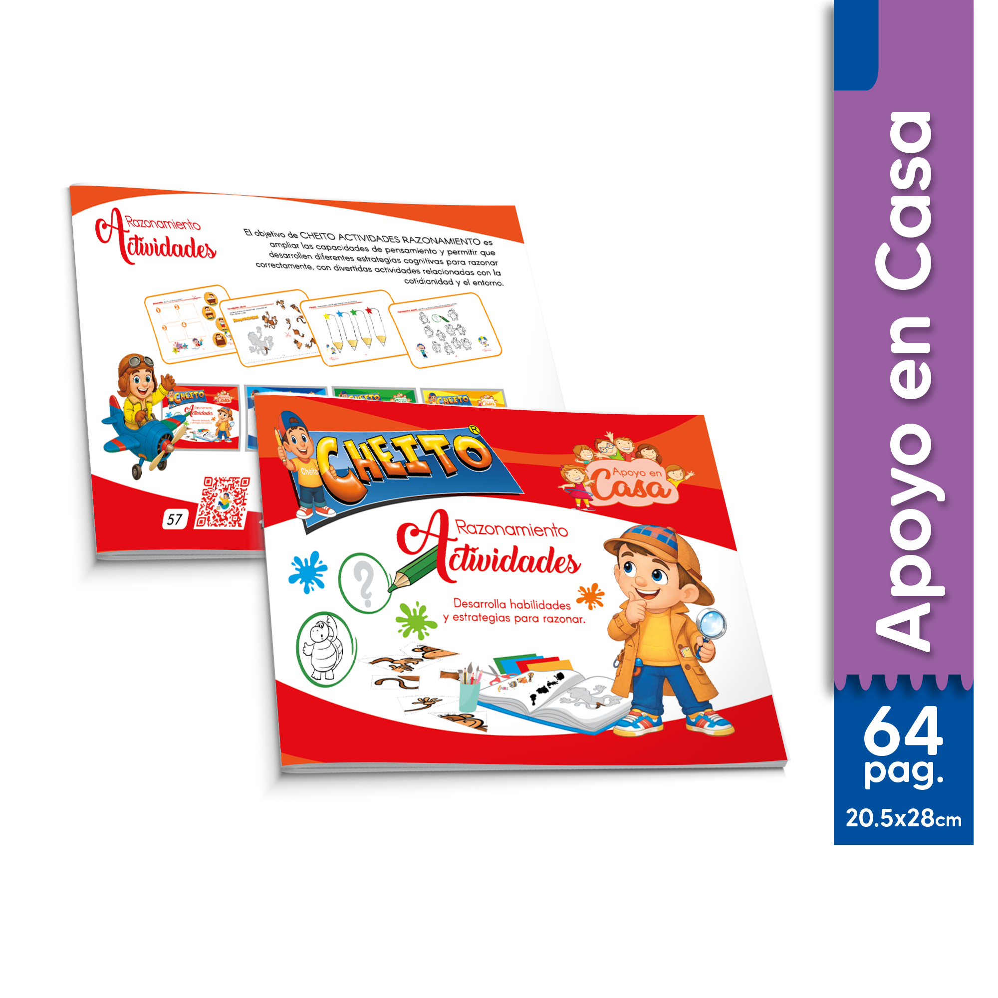 Cuaderno razonamiento y actividades para casa Cheito – pensamiento crítico homeschooling Colombia