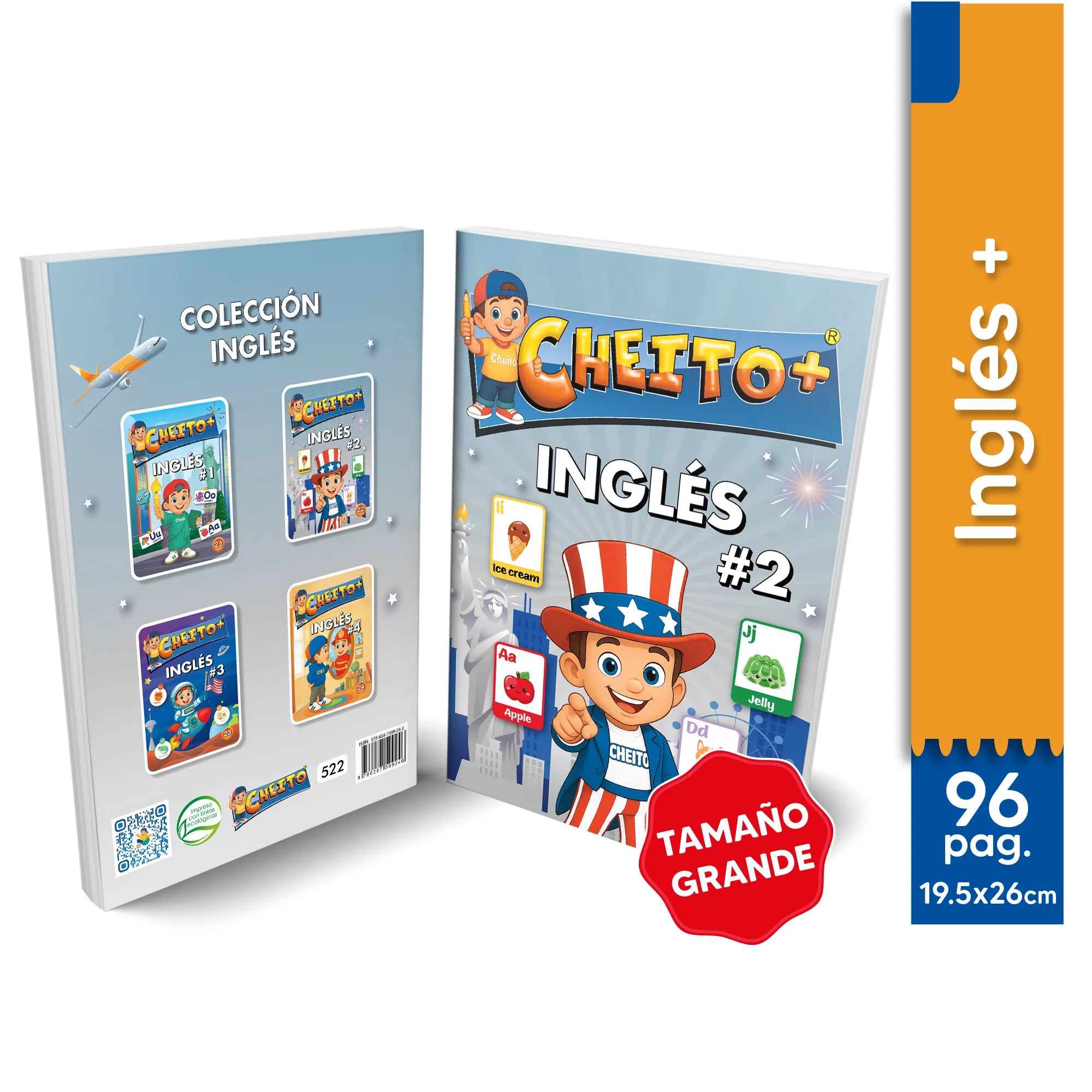 Libro inglés para niños Cheito 2 – actividades en inglés infantil Colombia