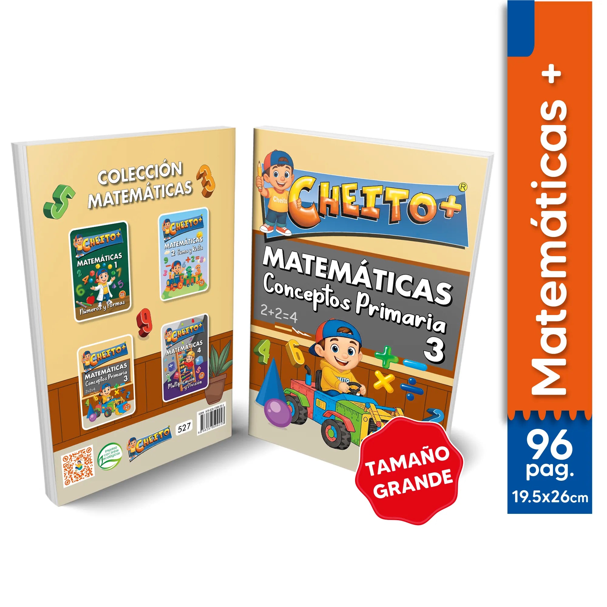Cartilla matemáticas conceptos primaria Cheito – libros educativos Colombia