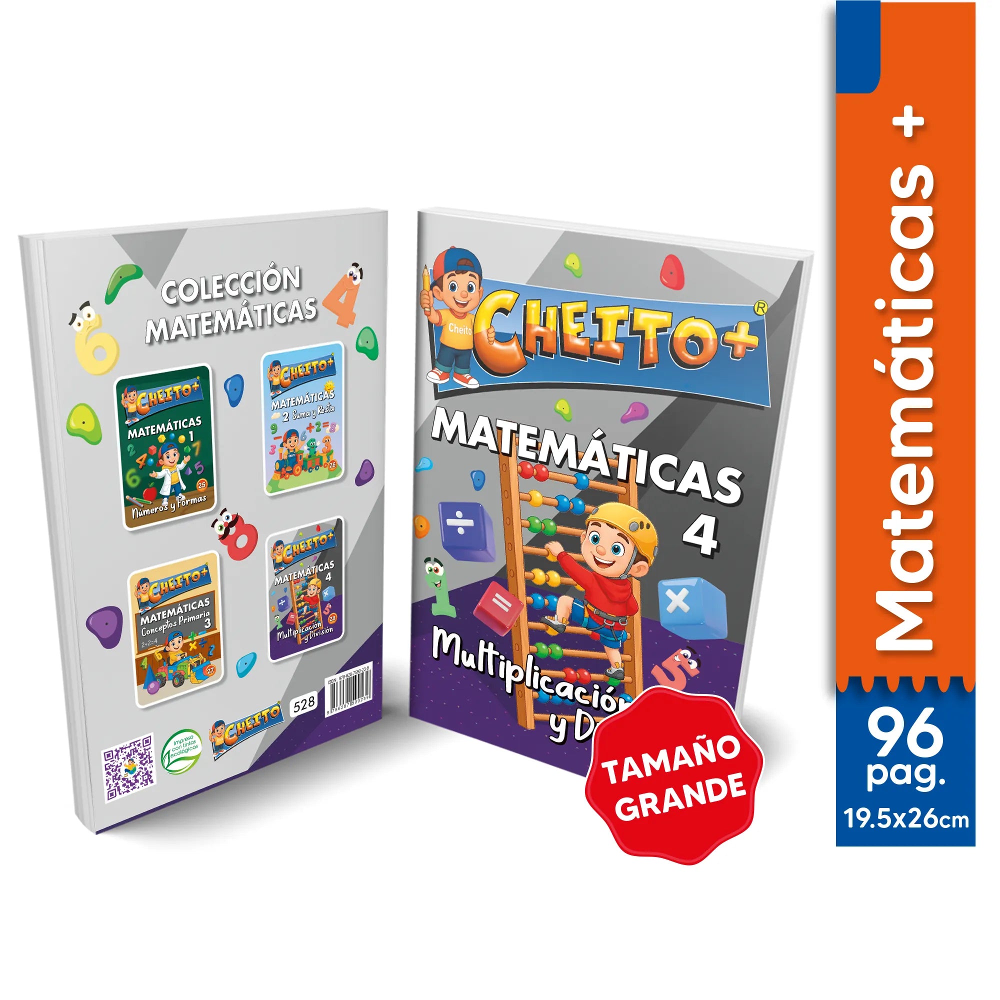 Libro matemáticas multiplicación y división Cheito – primaria Colombia