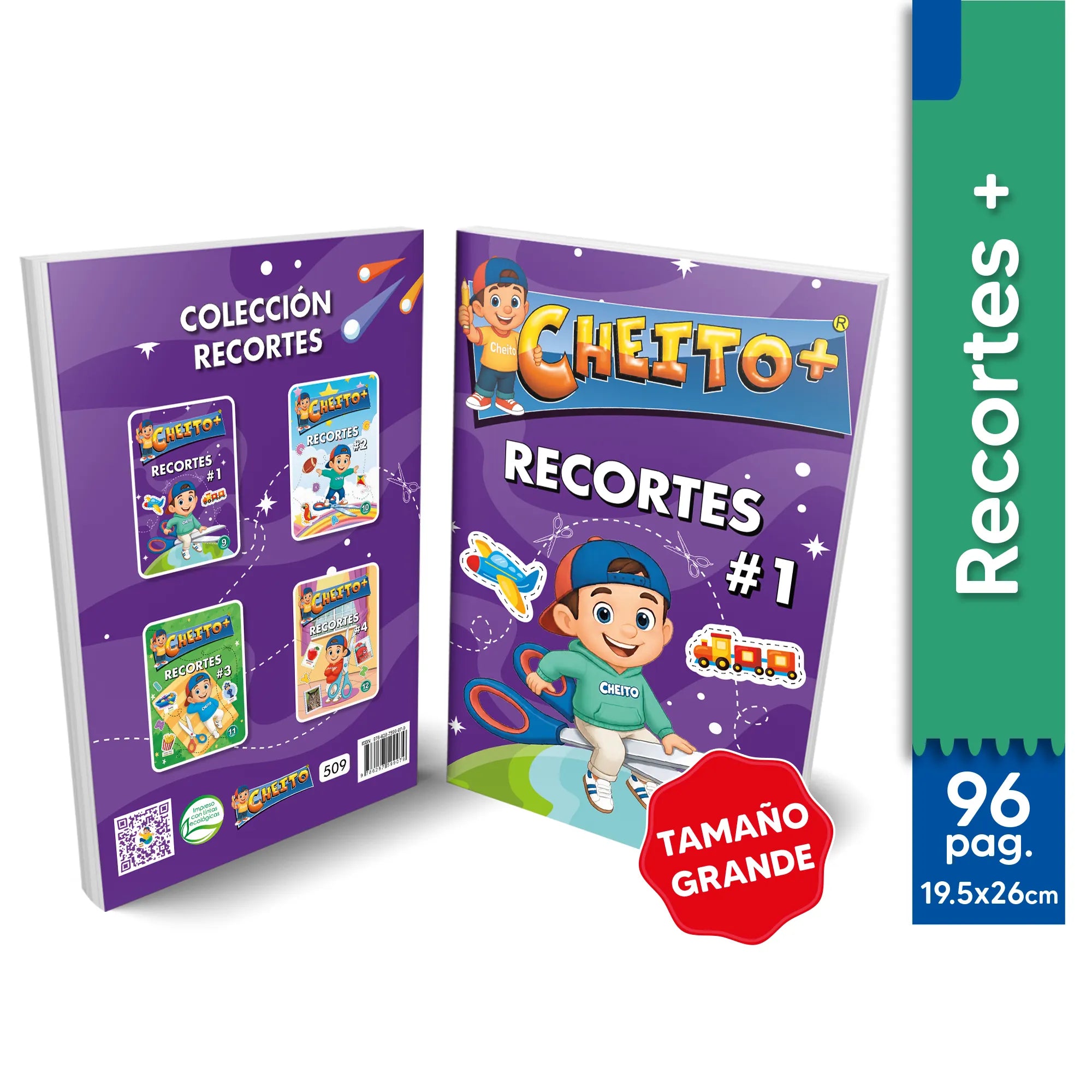 Libro de recortes para niños Cheito 1 – motricidad fina preescolar Colombia