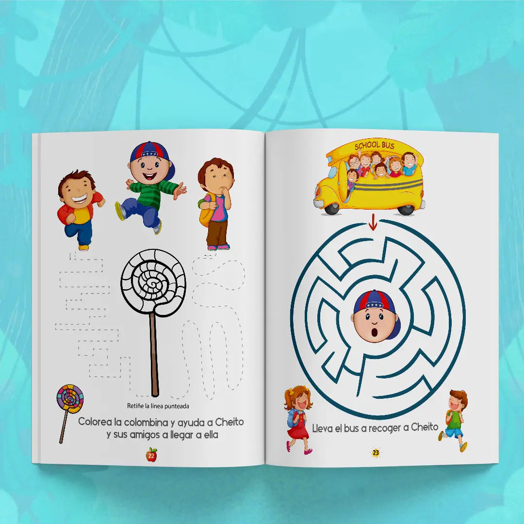 Cheito + Actividades Colorear y Trazar