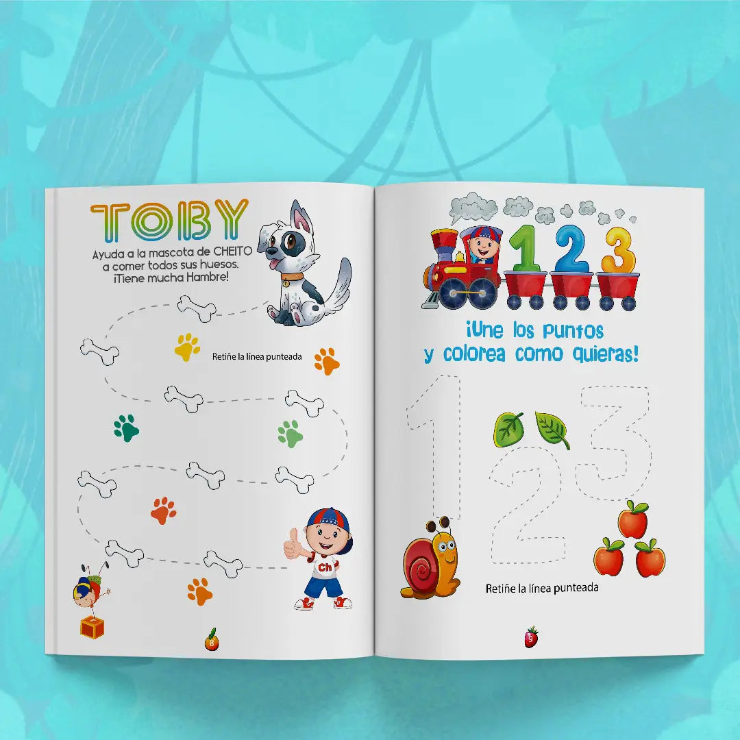 Cheito + Actividades Colorear y Trazar