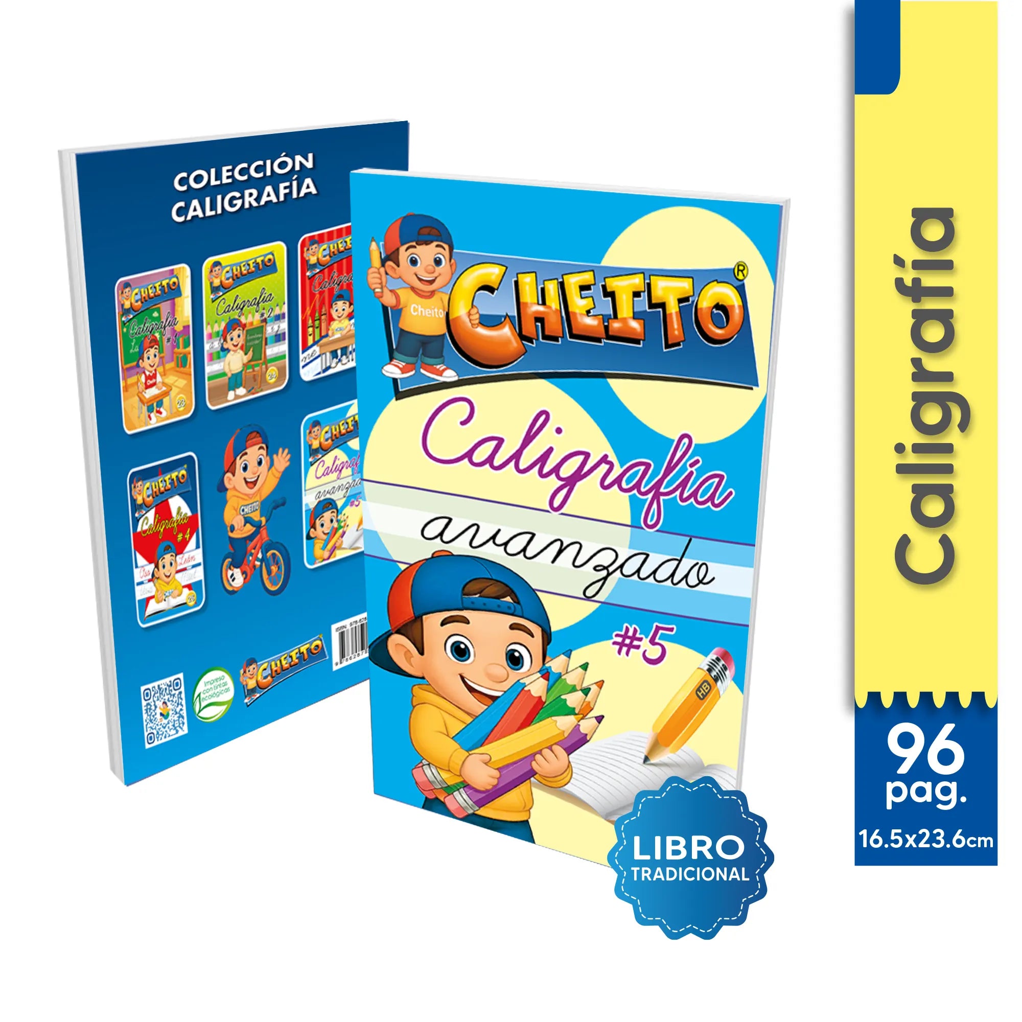 Cuaderno caligrafía avanzada para niños Cheito – libro para primaria mejorar letra Colombia