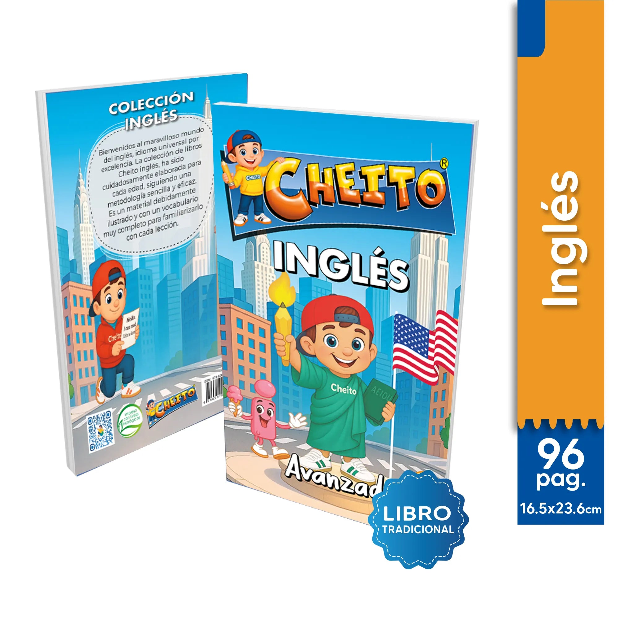 Cartilla inglés avanzado para niños Cheito – libro para primaria aprender inglés Colombia
