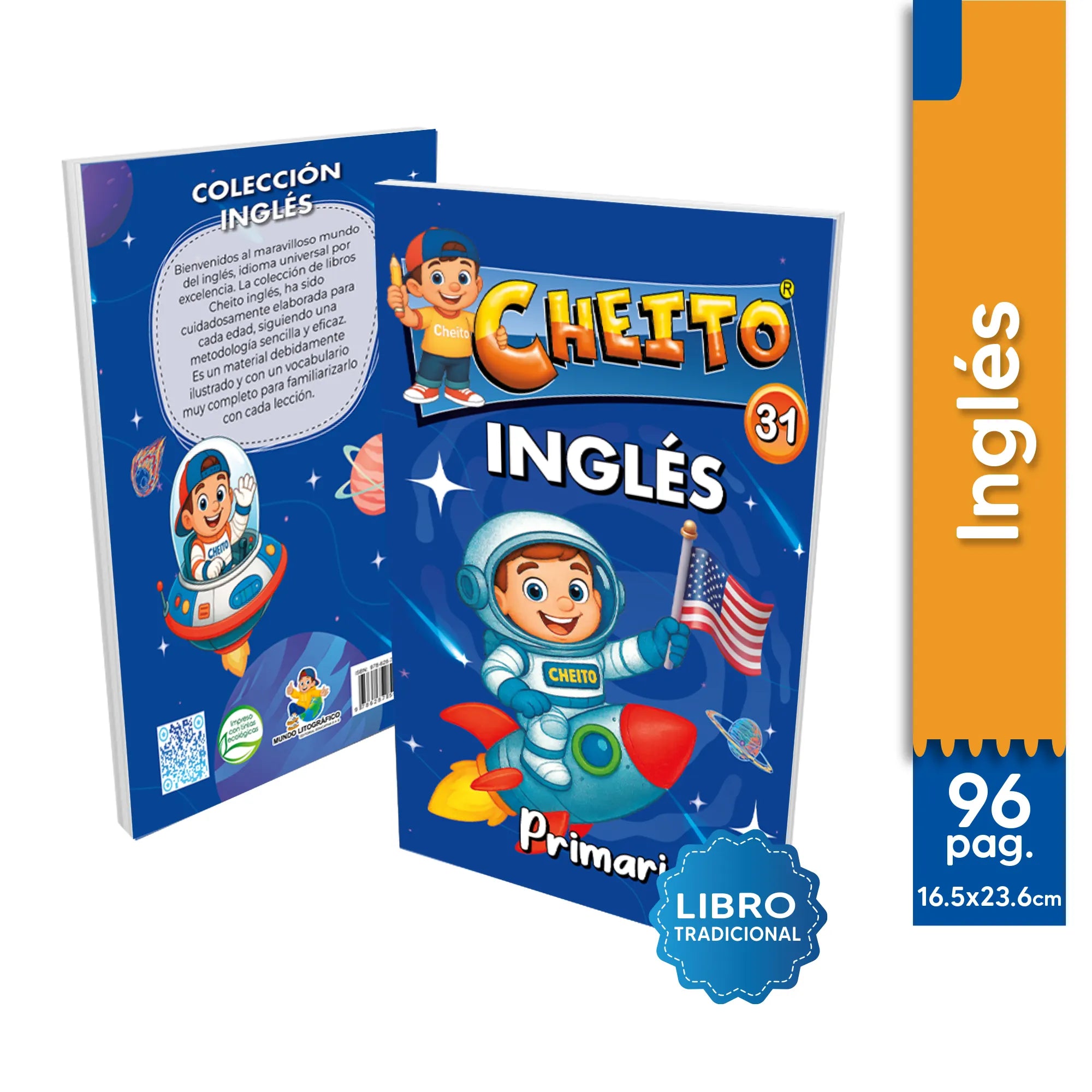 Cartilla inglés para niños Cheito – libro para primaria aprender inglés Colombia