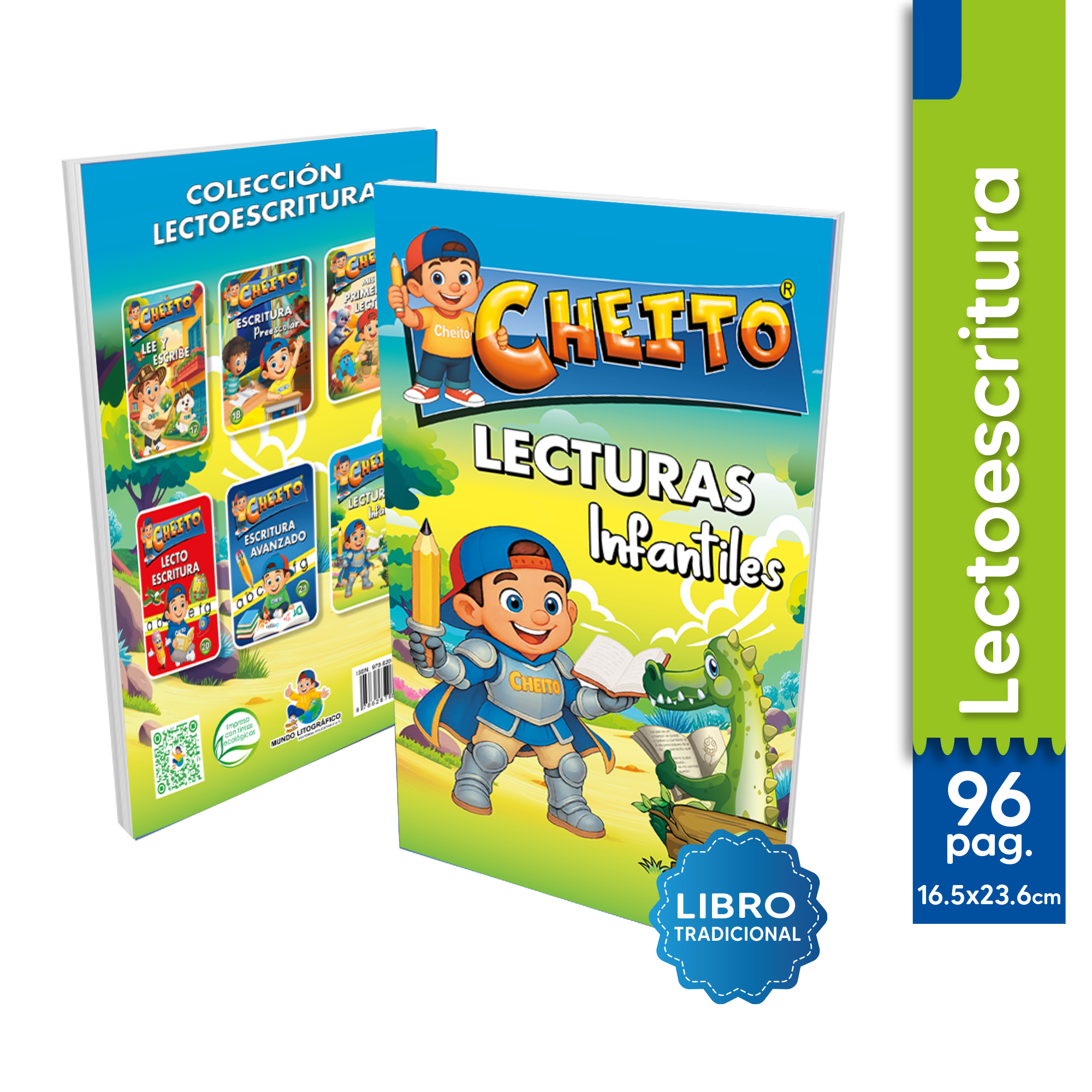 Cartilla lecturas para niños Cheito – comprensión lectora libro para primaria Colombia