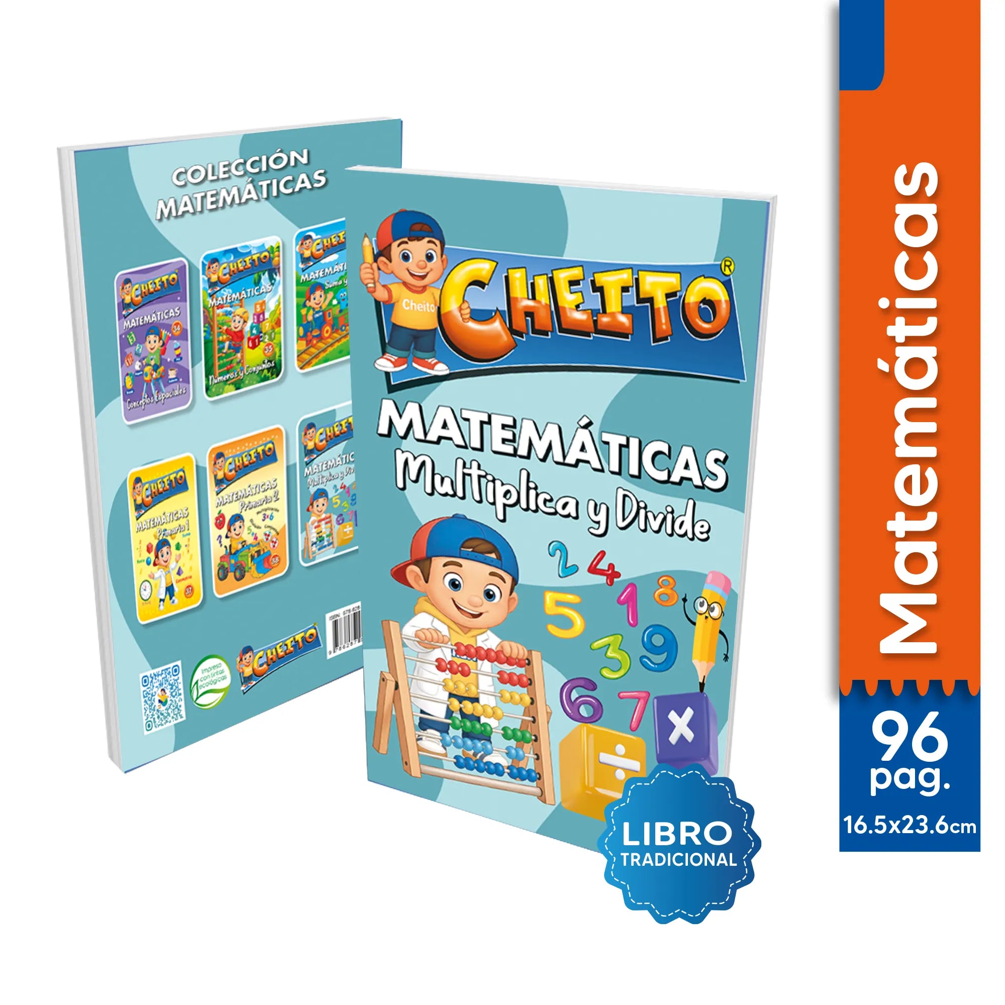 Cartilla multiplicación y división para niños Cheito – libro para primaria Colombia