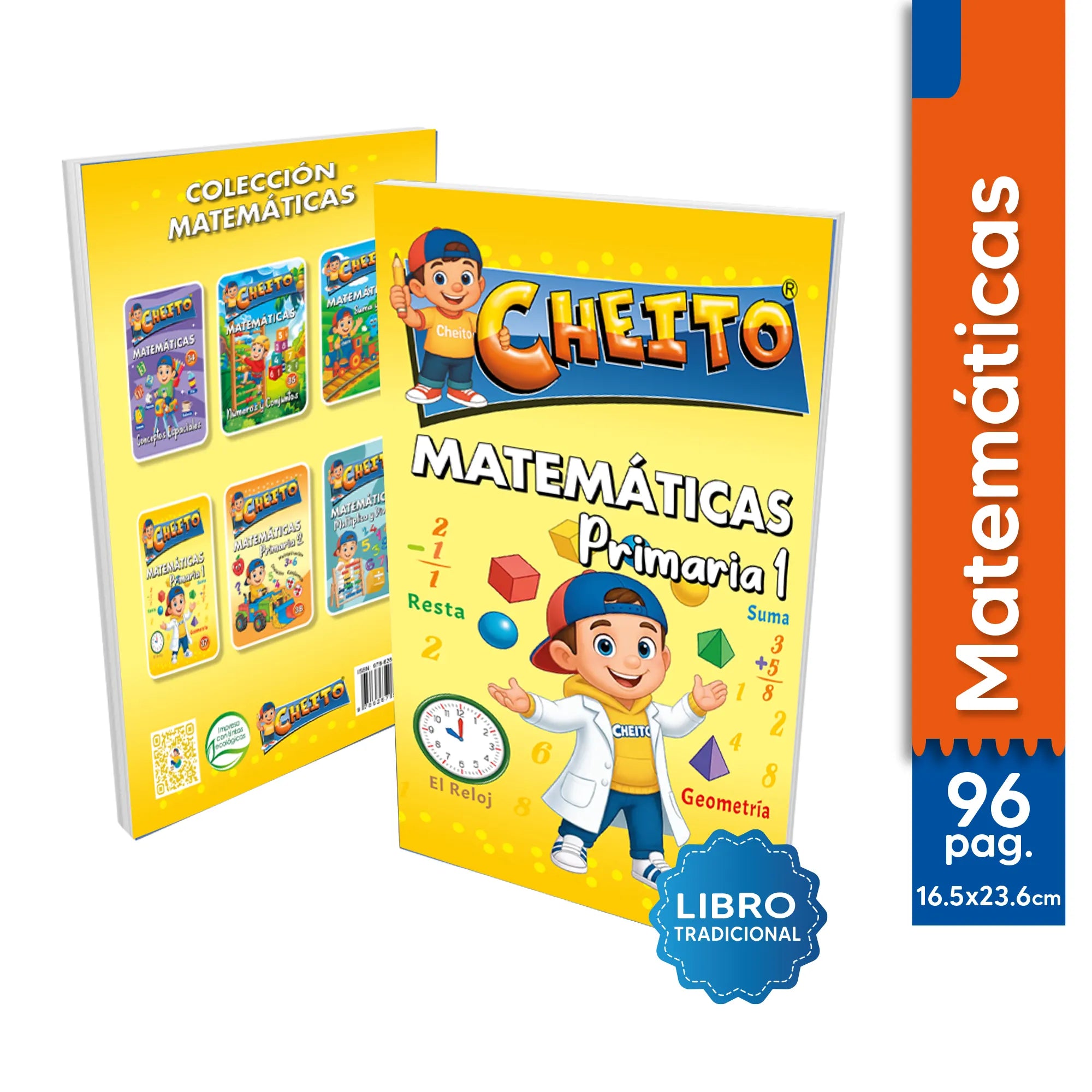 Cartilla matemáticas para niños Cheito – números y figuras preescolar Colombia