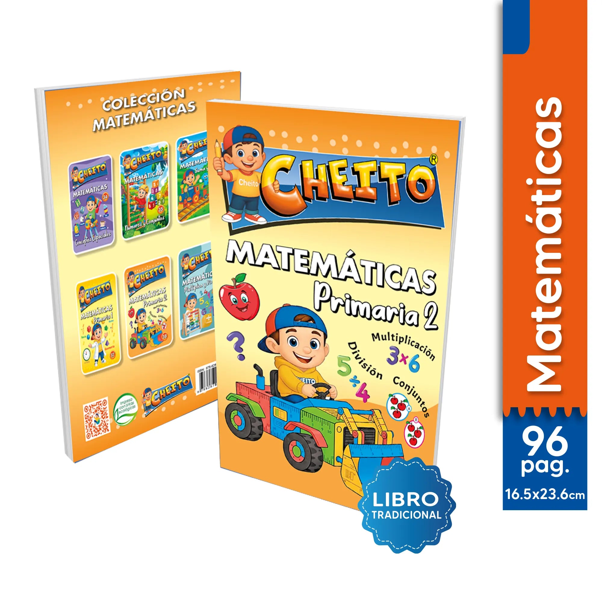 Cartilla matemáticas para niños Cheito – libro para primaria refuerzo escolar Colombia
