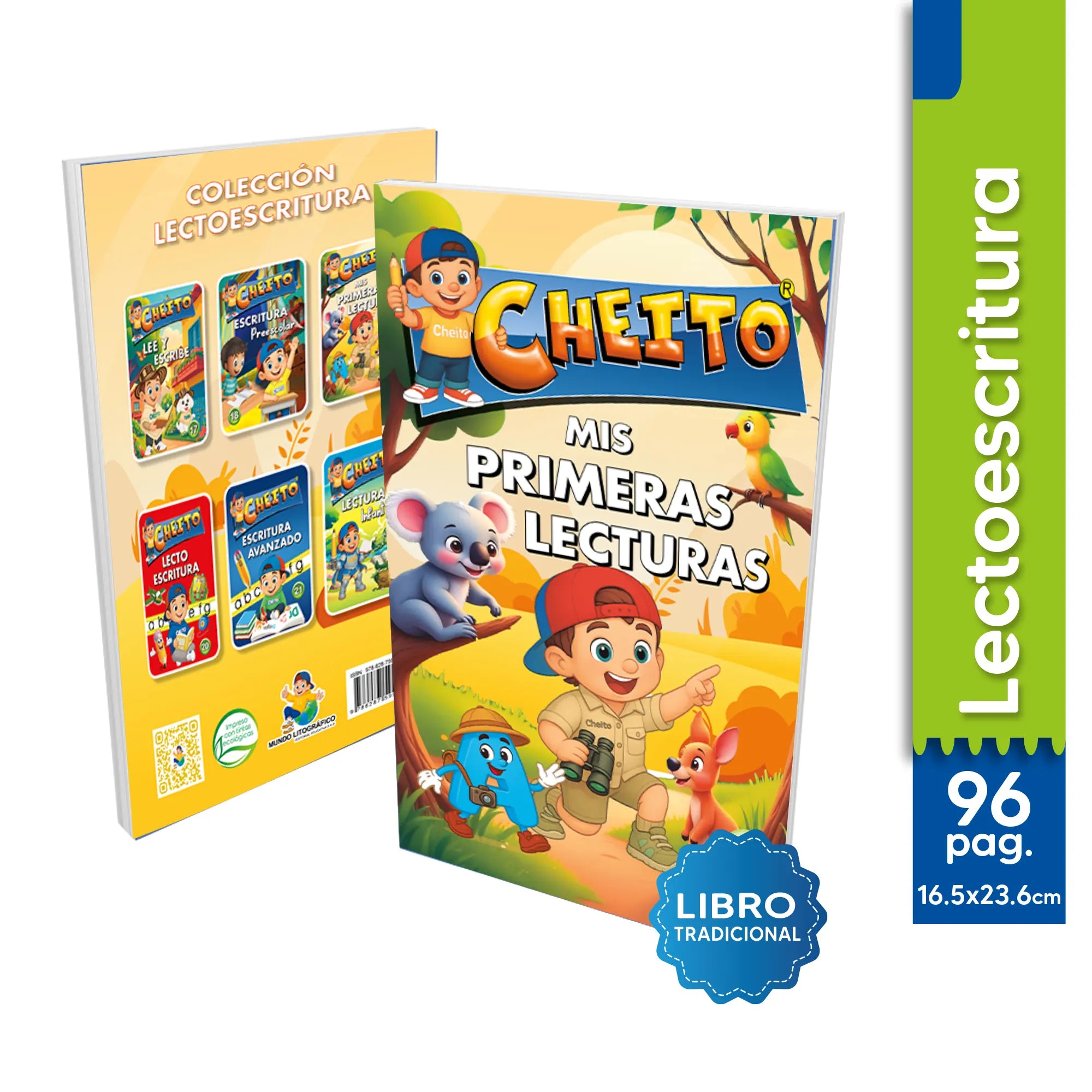 Libro mis primeras lecturas para niños Cheito – iniciación lectora preescolar Colombia