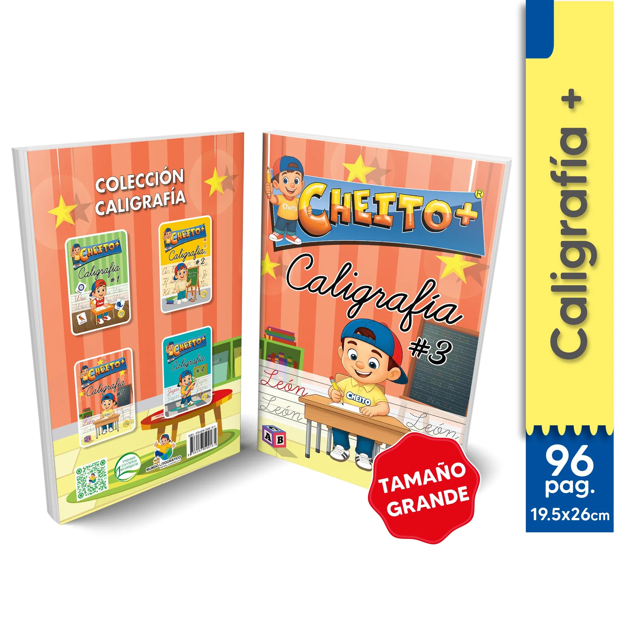 Cartilla caligrafía primaria Cheito 3 – aprende a escribir con estilo Colombia