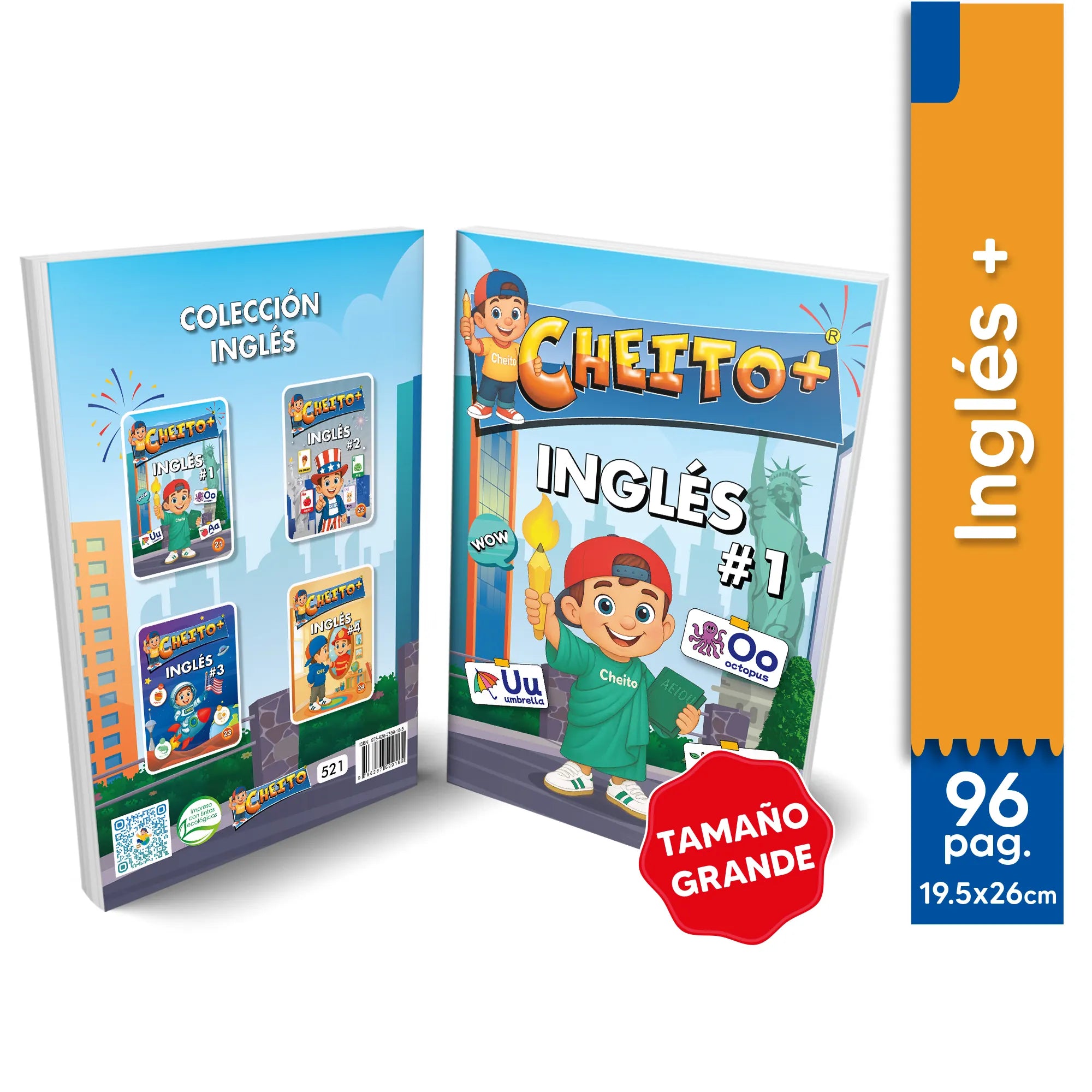 Cartilla inglés para niños Cheito 1 – aprender inglés preescolar Colombia